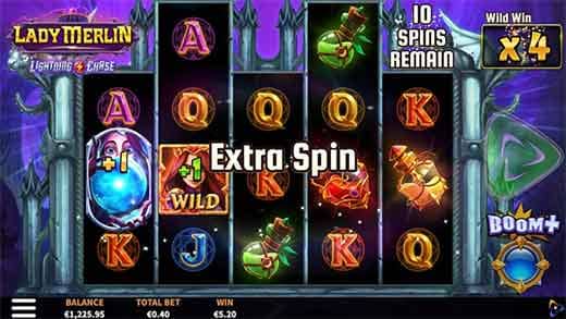 Bos Naga Slot Victory 77 Lady Merlin Lightning Chase
